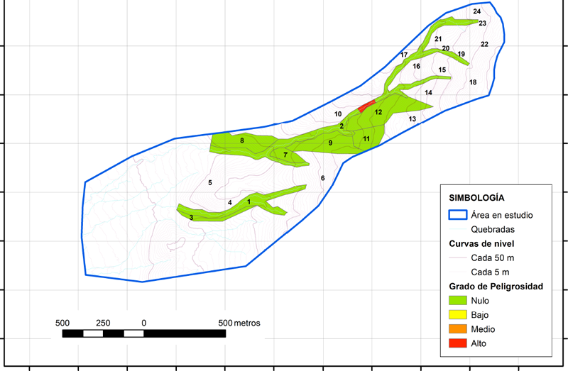 Mapa de peligrosidad