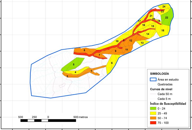 Mapa de subsceptibilidad